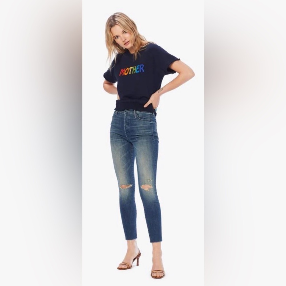 Mother Denim - Stunner Ankle Fray Field of Dreams
